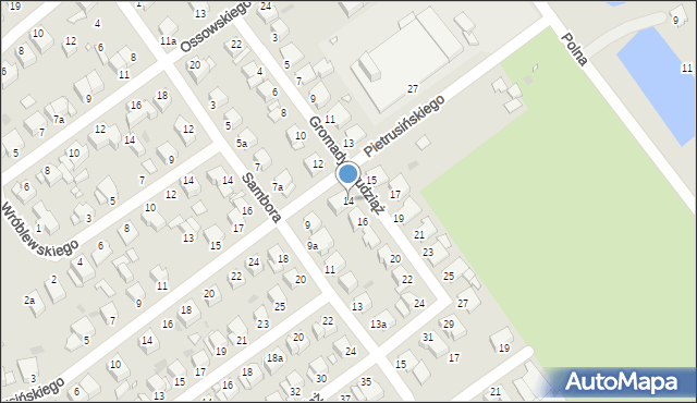 Grudziądz, Gromady Grudziąż, 14, mapa Grudziądza