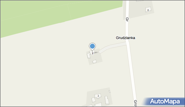 Grudzianka, Grudzianka, 4, mapa Grudzianka