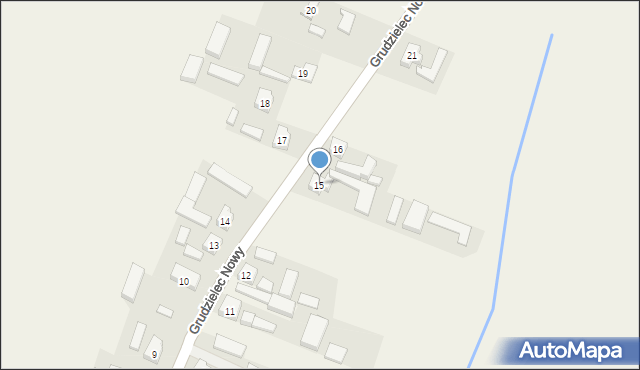 Grudzielec Nowy, Grudzielec Nowy, 15, mapa Grudzielec Nowy