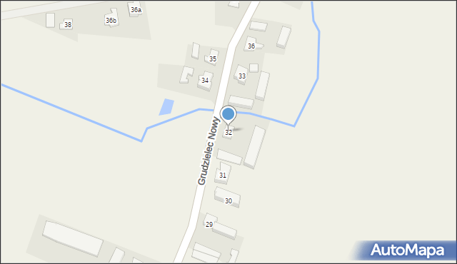Grudzielec Nowy, Grudzielec Nowy, 32, mapa Grudzielec Nowy