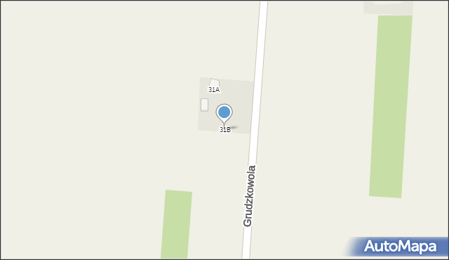 Grudzkowola, Grudzkowola, 31B, mapa Grudzkowola
