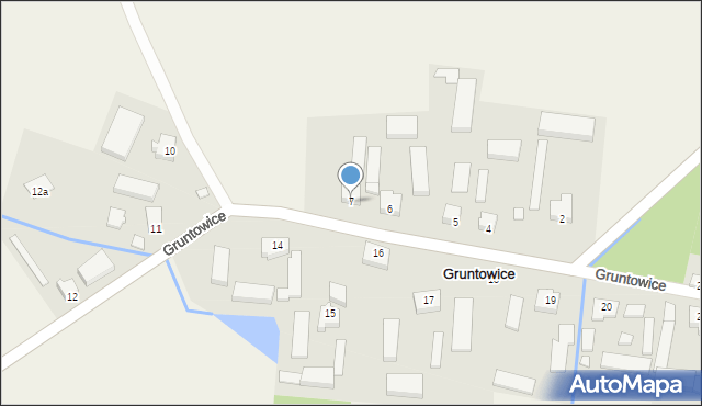 Gruntowice, Gruntowice, 7, mapa Gruntowice