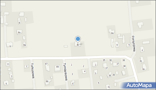 Grunwald, Grunwald, 8c, mapa Grunwald