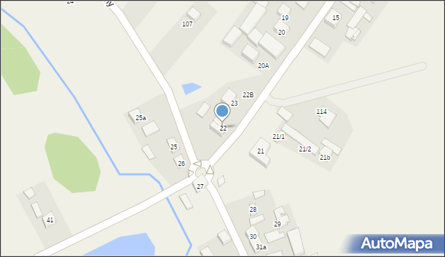 Gruszczyce, Gruszczyce, 22, mapa Gruszczyce