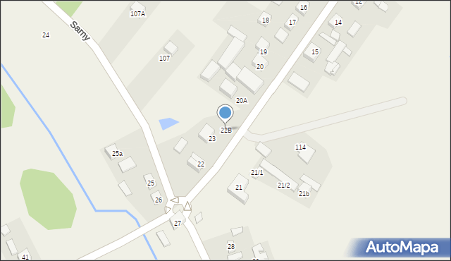 Gruszczyce, Gruszczyce, 22B, mapa Gruszczyce