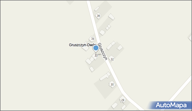 Gruszczyn, Gruszczyn, 33, mapa Gruszczyn