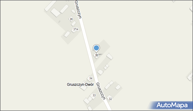 Gruszczyn, Gruszczyn, 36, mapa Gruszczyn