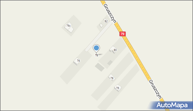 Gruszczyn, Gruszczyn, 78, mapa Gruszczyn