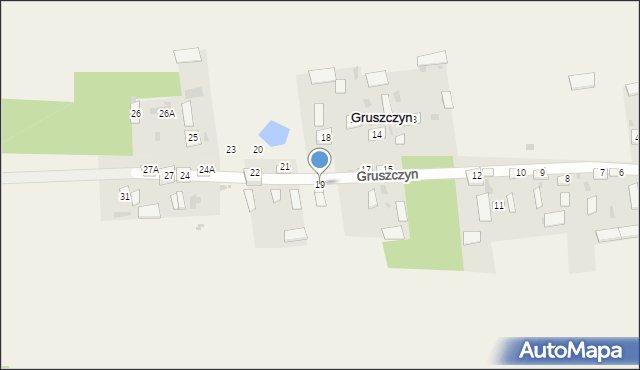 Gruszczyn, Gruszczyn, 19, mapa Gruszczyn