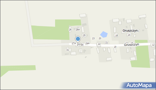Gruszczyn, Gruszczyn, 27, mapa Gruszczyn