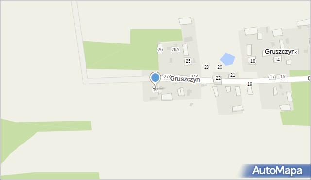 Gruszczyn, Gruszczyn, 31, mapa Gruszczyn