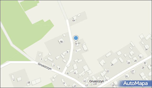 Gruszczyn, Gruszczyn, 6, mapa Gruszczyn