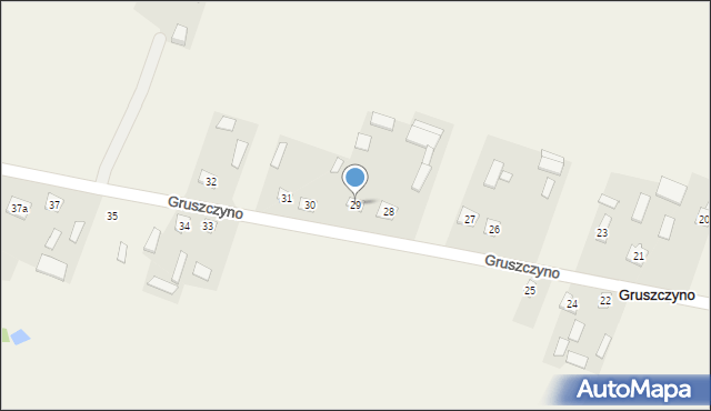 Gruszczyno, Gruszczyno, 29, mapa Gruszczyno