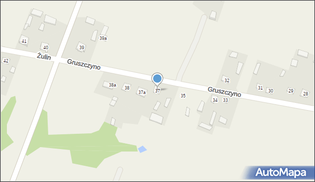 Gruszczyno, Gruszczyno, 37, mapa Gruszczyno