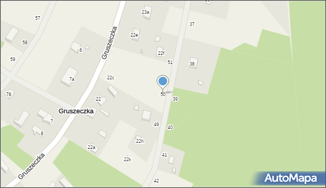 Gruszeczka, Gruszeczka, 50, mapa Gruszeczka