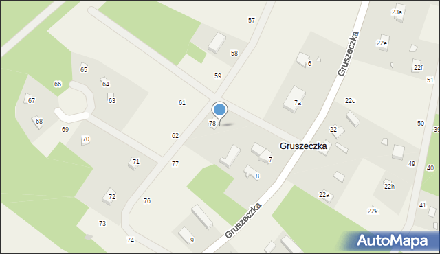 Gruszeczka, Gruszeczka, 7b, mapa Gruszeczka