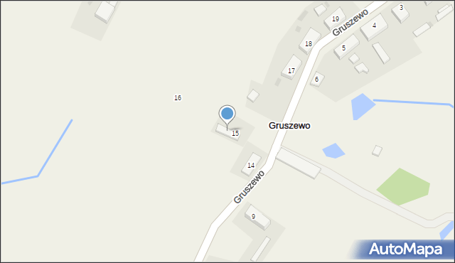 Gruszewo, Gruszewo, 15a, mapa Gruszewo