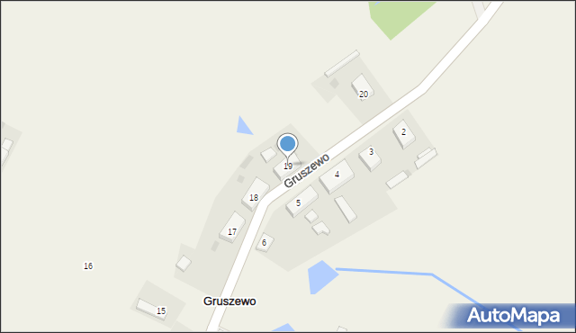 Gruszewo, Gruszewo, 19, mapa Gruszewo