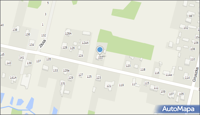 Gruszka, Gruszka, 122, mapa Gruszka