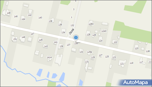Gruszka, Gruszka, 135, mapa Gruszka