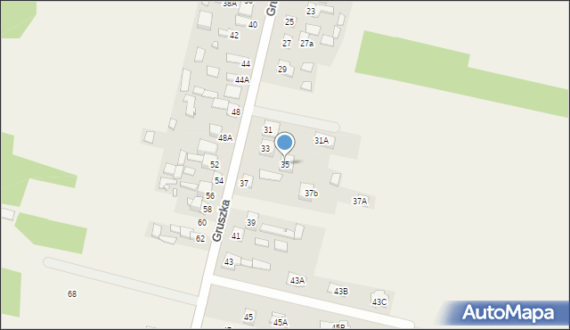 Gruszka, Gruszka, 35, mapa Gruszka