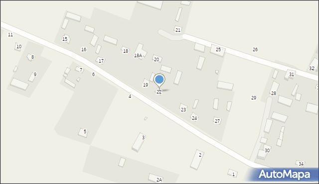 Gruszka Duża, Gruszka Duża, 22, mapa Gruszka Duża
