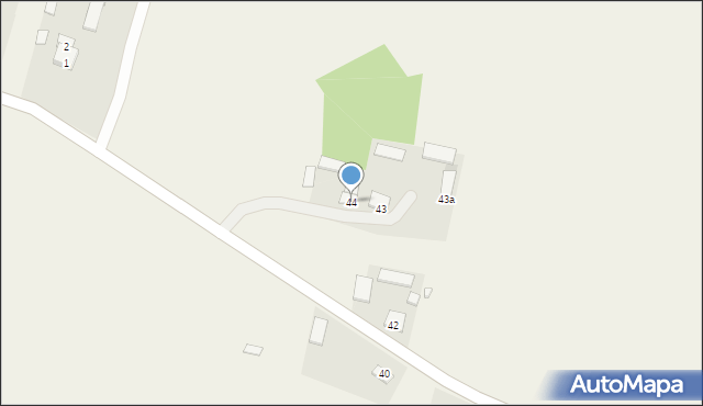 Gruszka Duża, Gruszka Duża, 44, mapa Gruszka Duża