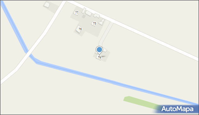 Gruszka Zaporska, Gruszka Zaporska, 74, mapa Gruszka Zaporska