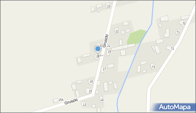 Gruszki, Gruszki, 18, mapa Gruszki