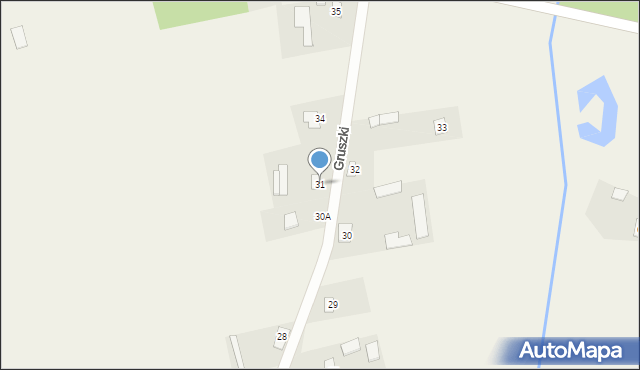 Gruszki, Gruszki, 31, mapa Gruszki