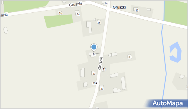 Gruszki, Gruszki, 34, mapa Gruszki