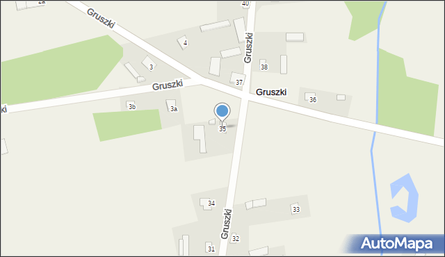 Gruszki, Gruszki, 35, mapa Gruszki