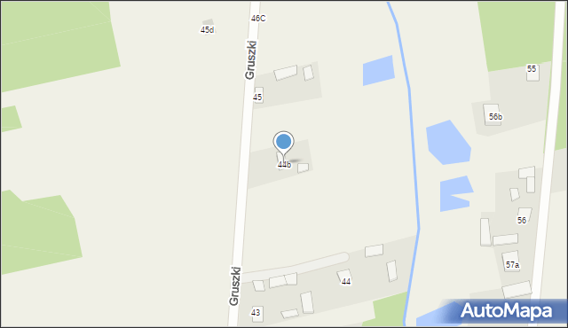 Gruszki, Gruszki, 44b, mapa Gruszki