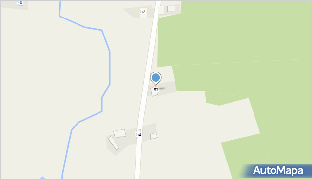 Gruszki, Gruszki, 53, mapa Gruszki