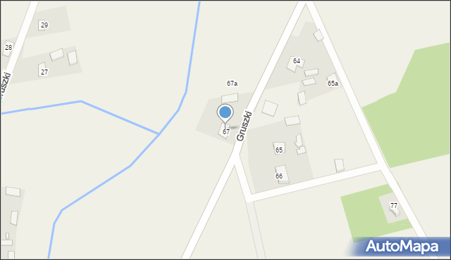 Gruszki, Gruszki, 66, mapa Gruszki