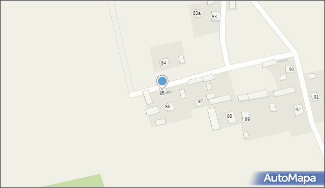 Gruszki, Gruszki, 85, mapa Gruszki