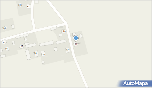 Gruszki, Gruszki, 91, mapa Gruszki