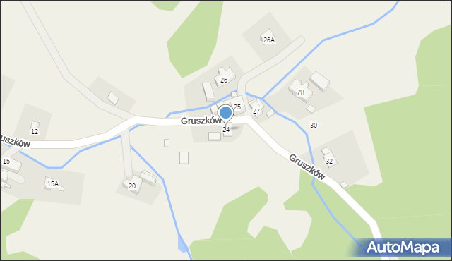 Gruszków, Gruszków, 24, mapa Gruszków
