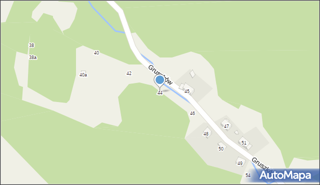Gruszków, Gruszków, 44, mapa Gruszków