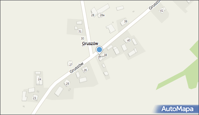 Gruszów, Gruszów, 37, mapa Gruszów