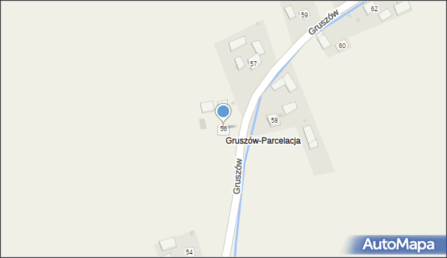 Gruszów, Gruszów, 56, mapa Gruszów