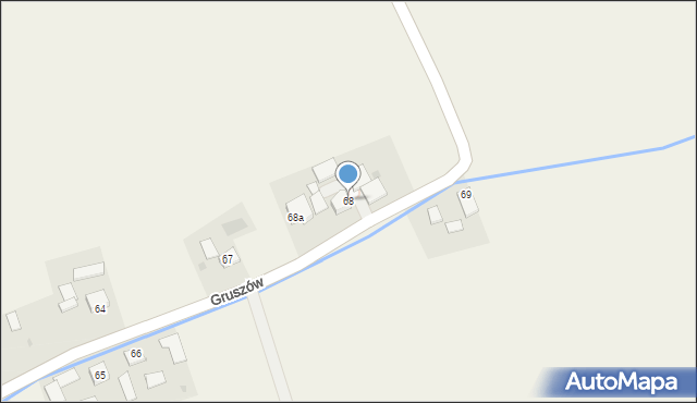 Gruszów, Gruszów, 68, mapa Gruszów
