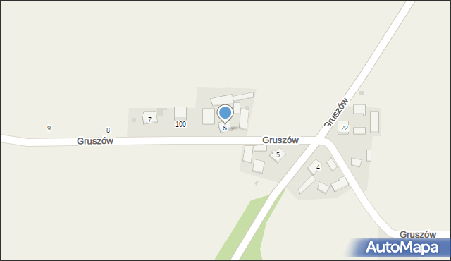Gruszów, Gruszów, 6a, mapa Gruszów