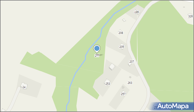 Gruszów, Gruszów, 277, mapa Gruszów