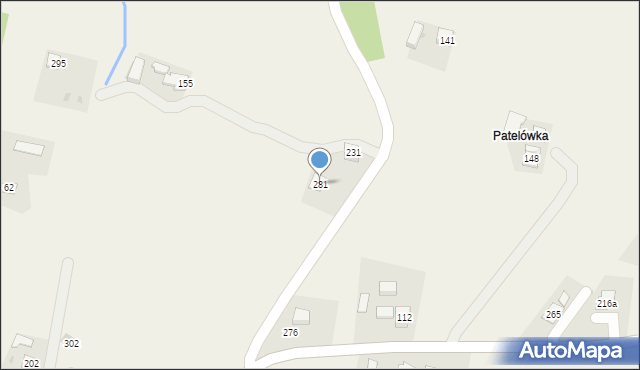 Gruszów, Gruszów, 281, mapa Gruszów