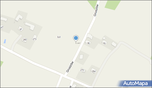 Gruszów, Gruszów, 338, mapa Gruszów