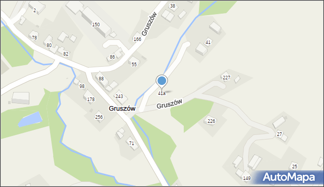Gruszów, Gruszów, 41a, mapa Gruszów
