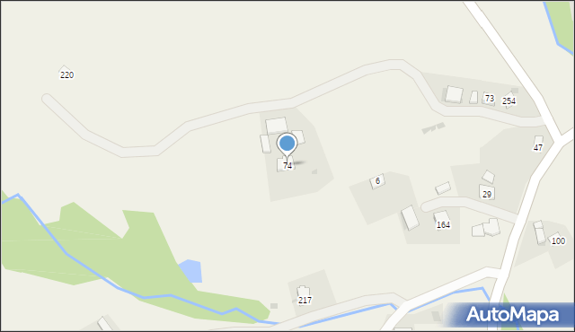 Gruszów, Gruszów, 74, mapa Gruszów