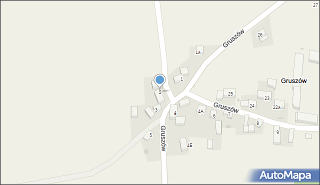 Gruszów, Gruszów, 2, mapa Gruszów