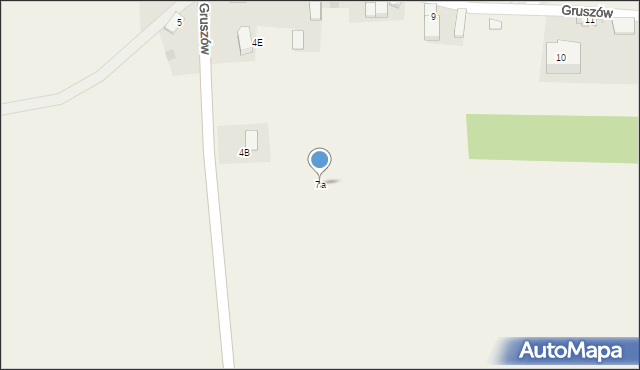 Gruszów, Gruszów, 7a, mapa Gruszów